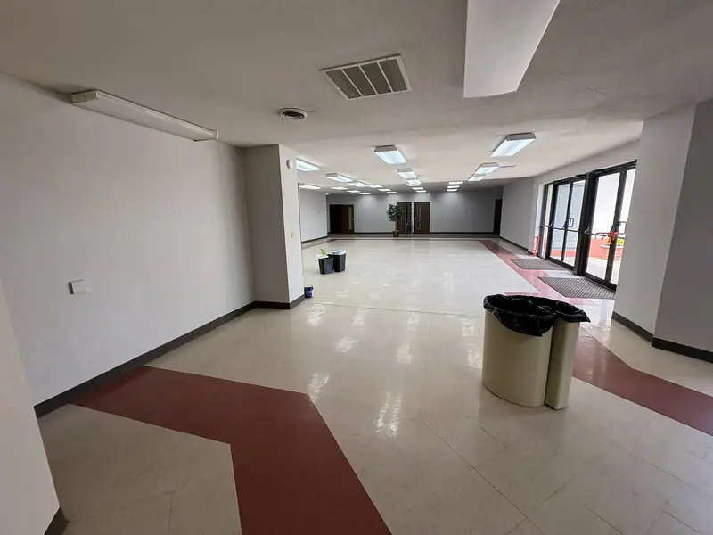 Church fellowship hall freshly painted