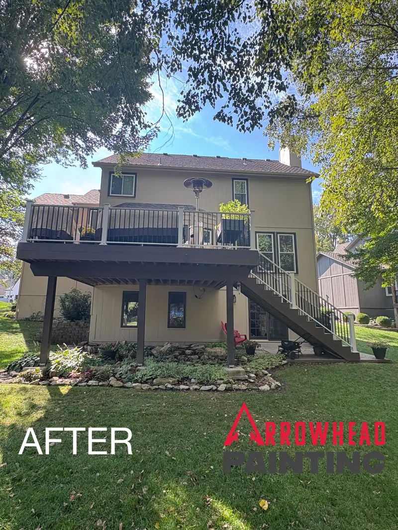 A Parkville-area home painted by Arrowhead Painting