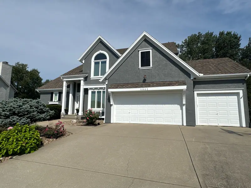 Two-story Kansas City home after an exterior repaint