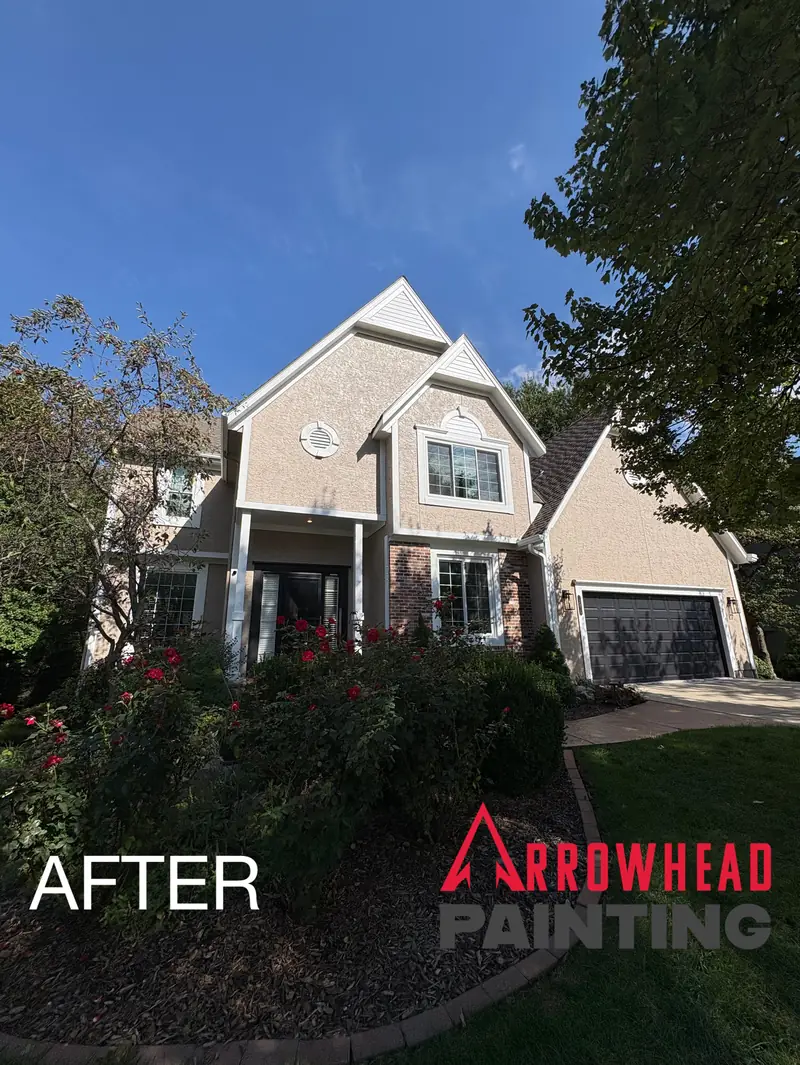 A Roeland Park-area home painted by Arrowhead Painting
